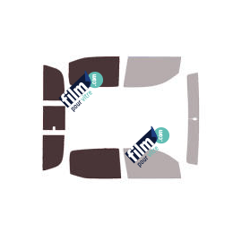 Kit film solaire Toyota Tacoma (3) Quad Cab Pick-up 4 portes (depuis 2015)