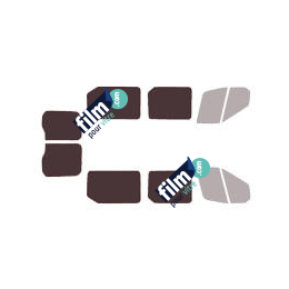 Kit film solaire Ford Transit (5) Minibus 5 portes (depuis 2014) 1 porte latérale et 2 portes arriéres