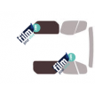 Kit film solaire Renault Trafic (2) Court / Long Utilitaire 3 portes (2002 - 2015) vitres fixes
