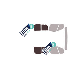 Kit film solaire Nissan PrimaStar (1) Court / Long Utilitaire 3 portes (2002 - 2015) vitres ouvrantes