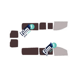 Kit film solaire Toyota ProAce (1) Long 5 portes (2012 - 2016) avec 2 portes arriéres et essuie-glaces arrière