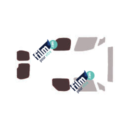 Kit film solaire Peugeot Partner (2) Utilitaire 6 portes (2008 - 2018) 2 portes latérales, 2 vitres latérales et 2 portes arrières