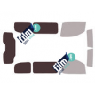 Kit film solaire Toyota ProAce (2) Standard 5 portes (depuis 2016) vitres fixes et hayon ouvrant