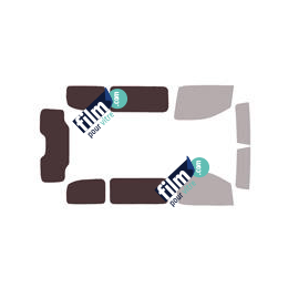 Kit film solaire Peugeot Expert (3) Standard 5 portes (depuis 2016) vitres fixes et hayon ouvrant