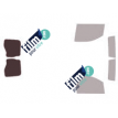 Kit film solaire Peugeot Expert (3) Utilitaire 5-6 portes (depuis 2016) 2 portes arrières avec essuies glaces