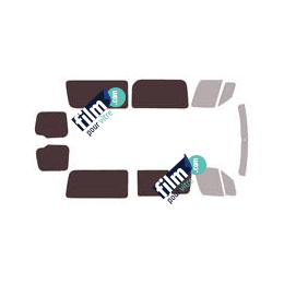 Kit film solaire Volkswagen Crafter (1) Moyen 5 portes (2006 - 2017) vitre coulissante à droite