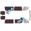 Kit film solaire Mercedes-Benz Sprinter (2) Moyen 5 portes (2006 - 2018) 1 vitre latérale coulissante
