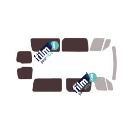 Kit film solaire Mercedes-Benz Sprinter (2) Moyen 5 portes (2006 - 2018) vitres fixes