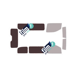 Kit film solaire Toyota ProAce (2) Standard 4-5 portes (depuis 2016) vitres fixes, hayon fixe