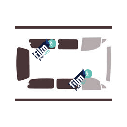 Kit film solaire Hyundai Satellite (1) Long 4 portes (1997 - 2007) 1 porte latérale et vitres ouvrantes