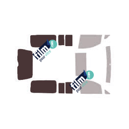 Kit film solaire Volkswagen Caddy (4) Maxi 5 portes (2016 - 2020) vitres ouvrantes avec hayon