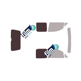 Kit film solaire Volkswagen Caddy (4) Utilitaire 4 / 5 portes (2016 - 2020) avec 2 vitres latérales et hayon