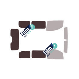 Kit film solaire Peugeot Expert (3) Compact 4/5 portes (depuis 2016) vitres fixes et hayon fixes