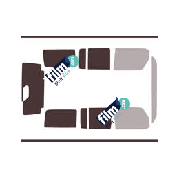 Kit film solaire Jeep Wrangler (5) 5 portes (depuis 2018)