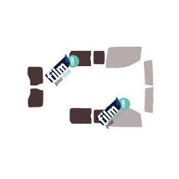 Kit film solaire Peugeot Expert (3) Standard / Long Utilitaire 5/6 portes (depuis 2016) 2 vitres latérales ouvrantes et 2 portes arrières avec essuies glaces