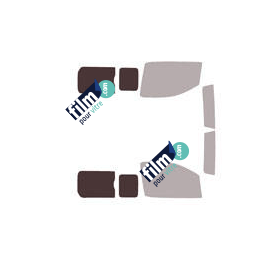 Kit film solaire Peugeot Expert (3) Standard / Long Utilitaire 5/6 portes (depuis 2016) vitres latérales ouvrantes