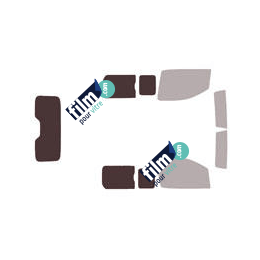 Kit film solaire Peugeot Expert (3) Standard / Long Utilitaire 5/6 portes (depuis 2016) vitres ouvrantes et hayon fixe