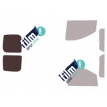 Kit film solaire Peugeot Expert (2) Utilitaire 4/5/6 portes (2007 - 2017) 2 portes arrières