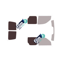 Kit film solaire Peugeot Partner (1) Utilitaire 6 portes (1996 - 2008) 2 portes latérales, 2 vitres latérales et 2 portes arrières