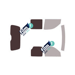 Kit film solaire Peugeot Partner (1) Utilitaire 4 portes (1996 - 2008) 1 porte latérale, 2 vitres latérale et hayon