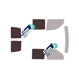 Kit film solaire Peugeot Partner (1) Utilitaire 4 portes (1996 - 2008) sans porte latérale 2 vitres latérales et 2 portes arrières