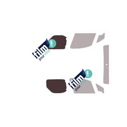 Kit film solaire Peugeot Partner (2) Utilitaire 4/5 portes (2008 - 2018) 1 porte latérale, 2 vitres latérales