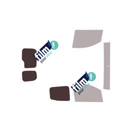 Kit film solaire Peugeot Bipper (1) Utilitaire 5 portes (depuis 2008) 1 vitre latérale et 2 portes arrières