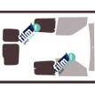 Kit film solaire Opel Combo (B) Utilitaire 5/6 portes (2011 - 2018) 2 vitres entrouvrantes et 2 portes arrières