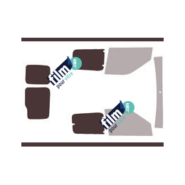 Kit film solaire Opel Combo (B) Utilitaire 5/6 portes (2011 - 2018) 2 vitres entrouvrantes et 2 portes arrières