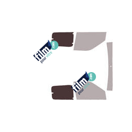 Kit film solaire Opel Combo (B) Utilitaire 4/5 portes (2011 - 2018) 2 vitres entrouvrantes