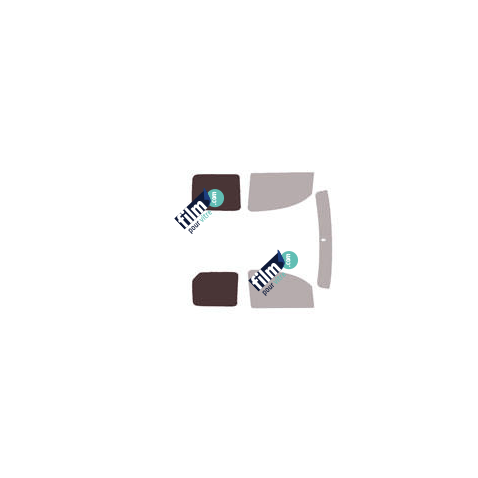 Kit film solaire Renault Kangoo (2) Utilitaire 4/5 portes (depuis 2008) 1 porte latérale, 2 vitres