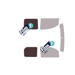 Kit film solaire Nissan Kubistar (2) Utilitaire 4/5 portes (depuis 2008) 1 porte latérale et 2 vitres