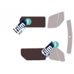 Kit film solaire Nissan NV400 (1) L1 / L2 / L3 / L4 Utilitaire 5 portes (depuis 2010) 1 porte latérale et 2 vitres fixes