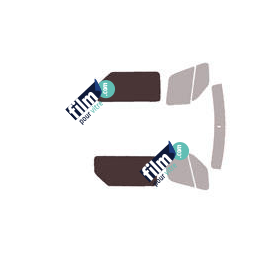 Kit film solaire Opel Movano (2) L1 / L2 / L3 / L4 Utilitaire 6 portes (depuis 2010) 2 portes latérales et 2 vitres fixes