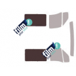 Kit film solaire Renault Master (2) Utilitaire 5 portes (1997 - 2010) 1 porte latérale et 2 vitres fixes