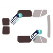Kit film solaire Opel Vivaro (2) Utilitaire 5/6 portes (depuis 2014) 2 vitres fixes et 2 portes arrières