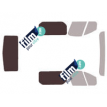 Kit film solaire Renault Trafic (3) Utilitaire 4/5 portes (depuis 2014) 2 vitres fixes et hayon