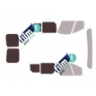 Kit film solaire Renault Trafic (3) Utilitaire 5/6 portes (depuis 2014) 2 vitres coulissantes et 2 portes arrières