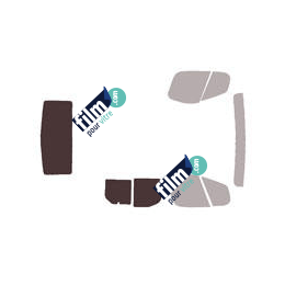 Kit film solaire Renault Trafic (2) Utilitaire 4 portes (2002 - 2015) 1 vitre coulissante à droite et hayon