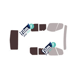 Kit film solaire Renault Trafic (2) Utilitaire 4 portes (2002 - 2015) 2 vitres coulissantes et hayon