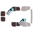 Kit film solaire Nissan PrimaStar (1) Utilitaire 5 portes (2002 - 2015) 2 vitres coulissantes et 2 portes arriéres