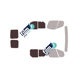 Kit film solaire Nissan PrimaStar (1) Utilitaire 5 portes (2002 - 2015) 2 vitres coulissantes et 2 portes arriéres