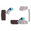 Kit film solaire Opel Vivaro (1) Utilitaire 4 portes (2002 - 2015) 1 vitre latérale fixe à droite et hayon