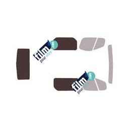 Kit film solaire Renault Trafic (2) Utilitaire 4 portes (2002 - 2015) 2 vitres fixes et hayon