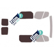 Kit film solaire Renault Trafic (2) Utilitaire 5 portes (2002 - 2015) 2 vitres fixes et 2 portes arrières