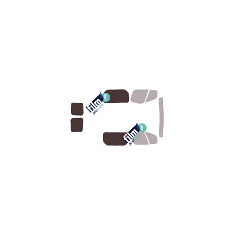 Kit film solaire Opel Vivaro (1) Utilitaire 5 portes (2002 - 2015) 2 vitres fixes et 2 portes arrières