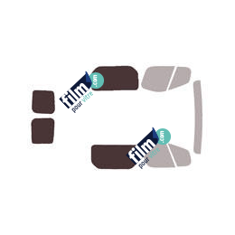 Kit film solaire Nissan PrimaStar (1) Utilitaire 5 portes (2002 - 2015) 2 vitres fixes et 2 portes arrières