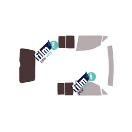 Kit film solaire Volkswagen Caddy (4) Utilitaire 4/5 portes (2016 - 2020) vitres coulissantes et hayon