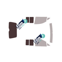 Kit film solaire Volkswagen Caddy (3) Utilitaire 4/5 portes (2004 - 2016) 2 vitres coulissantes et hayon