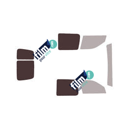 Kit film solaire Volkswagen Caddy (2) Utilitaire 4 portes (1995 - 2004) 2 vitres latérales et 2 portes arrières